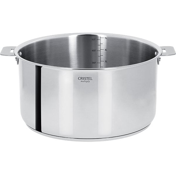 Casserole inox Casteline sans manche 18 cm Cristel - Mathon - 1