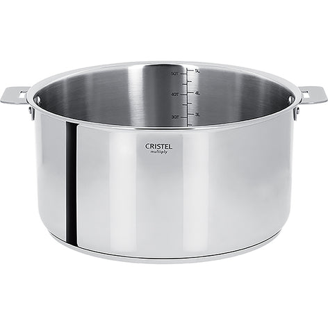 Faitout inox Casteline sans manche 24 cm Cristel - Mathon - 1