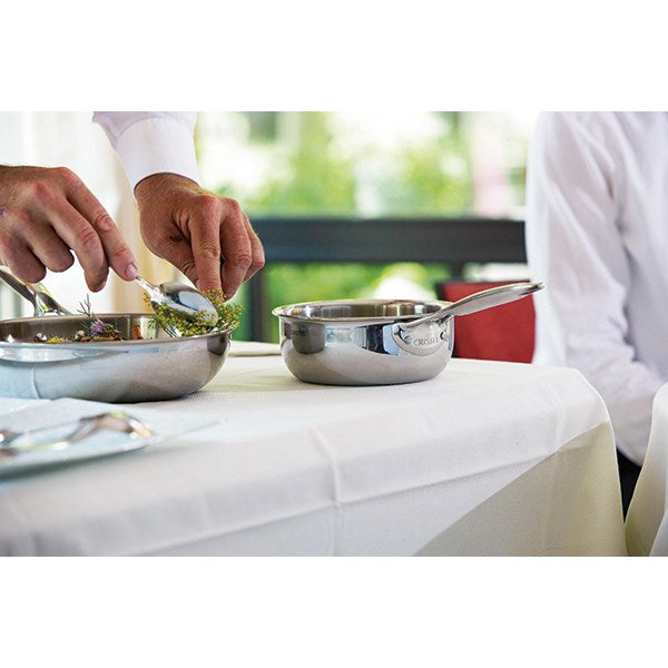 Lot 3 casseroles inox Castel