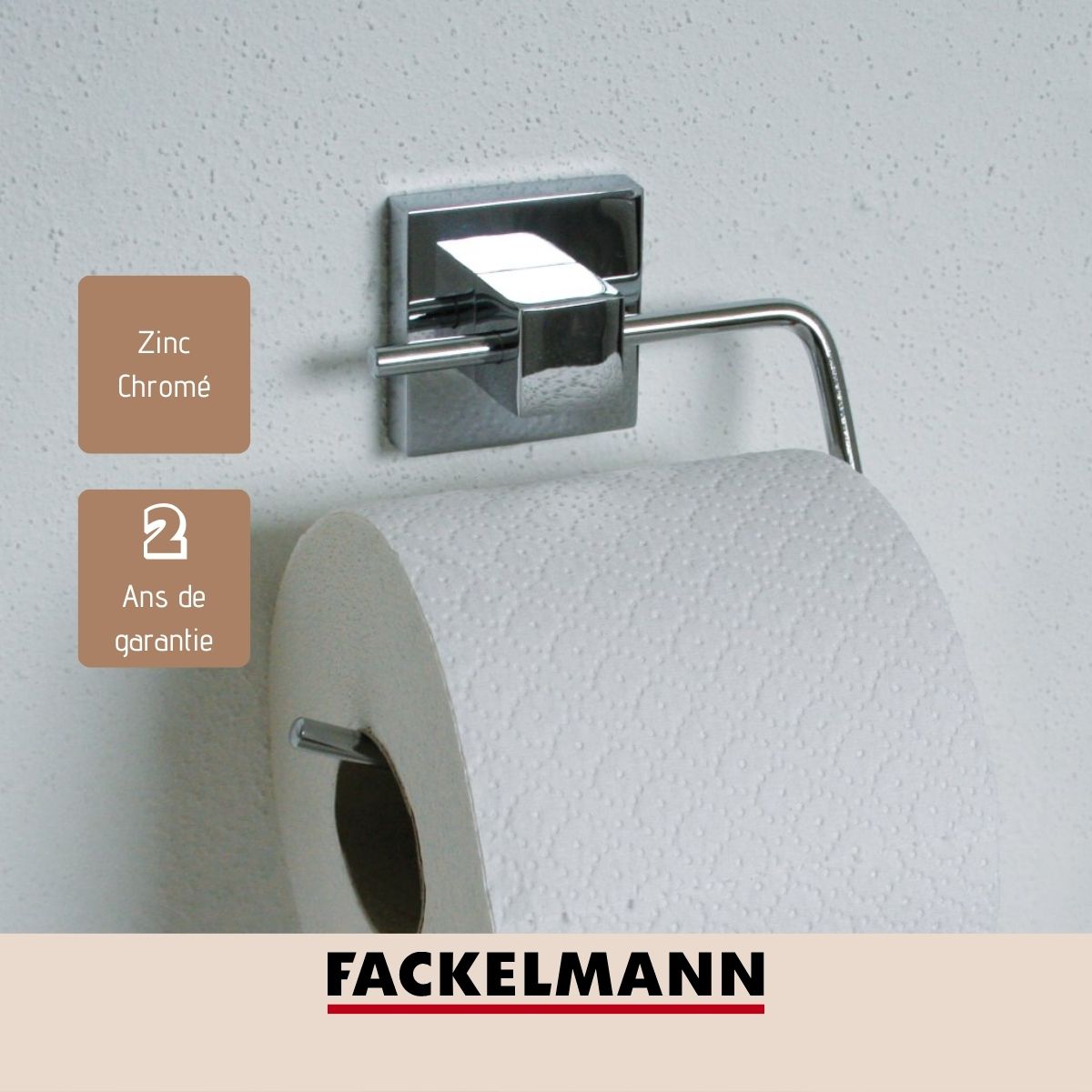 Porte papier toilette mural gris  Mare Fackelmann - Mathon - 4
