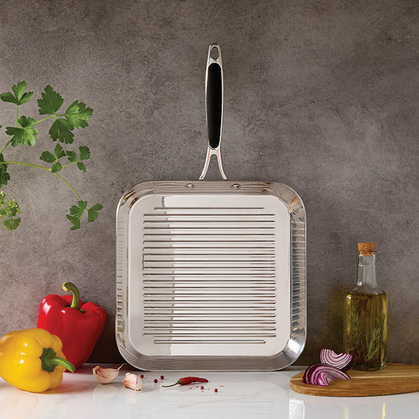 Grill carré tout inox Excell Inox 26 cm Mathon - Mathon - 5