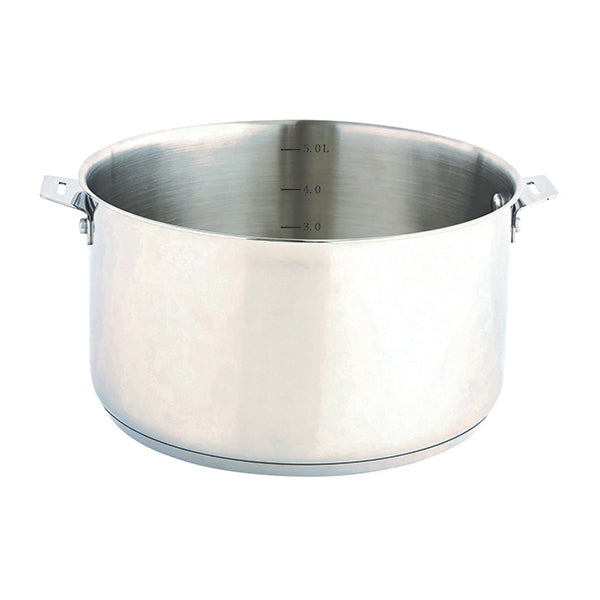 Faitout tout inox Clips’Inox sans manche 24 cm 5,9 L Mathon - Mathon - 1