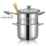 Cuit-pâtes Premium inox 20 cm 4 L Inoxriv - Mathon - 2