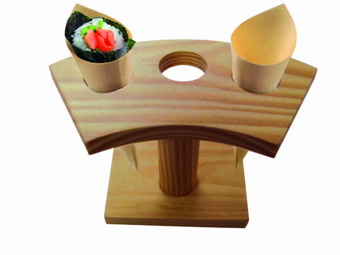 10Pcs - Support bambou pour cônes 3 trous  160x75x90mm FirstPack - Mathon - 2