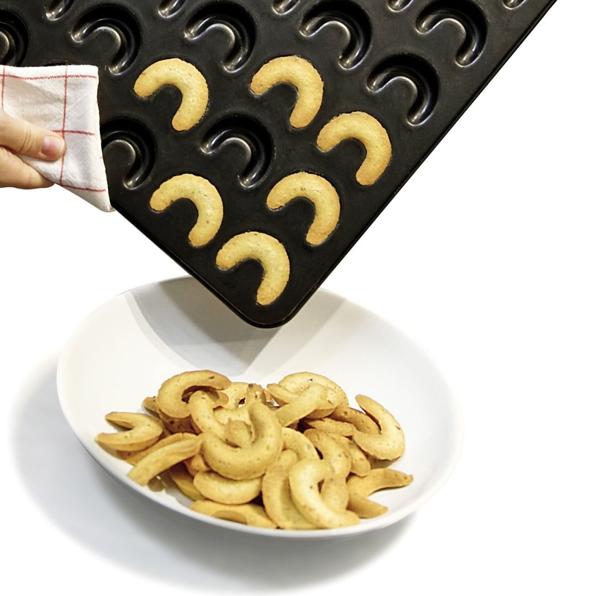 Plaque pour 30 croissants à la vanille 31 x 32 cm Zenker Special Creative Zenker - Mathon - 8