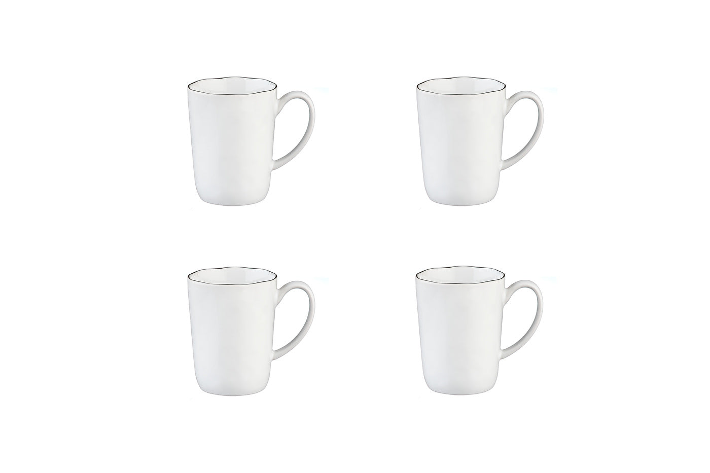 Mug PURE 40cl - 4 pièces - Blanc Neige Björn - Mathon - 1