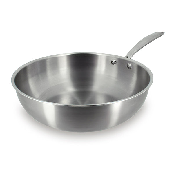 Wok tout inox Triply 28 cm Menastyl - Mathon - 1