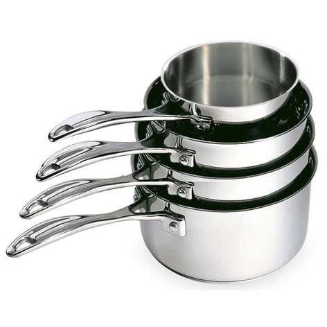 Set 4 casseroles inox Chef 14, 16, 18 et 20 cm Beka - Mathon - 1