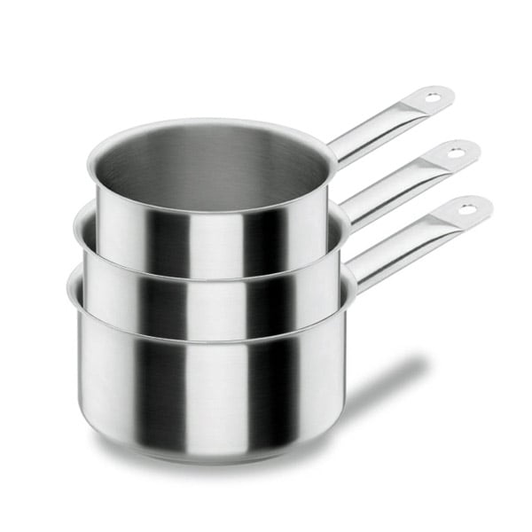 Lot 3 casseroles 12 14 16 cm Chef classic Lacor - Mathon