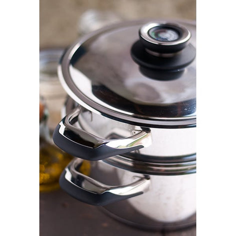 Lot faitout basse température et insert cuit vapeur 20cm Ecovitam - Mathon - 2