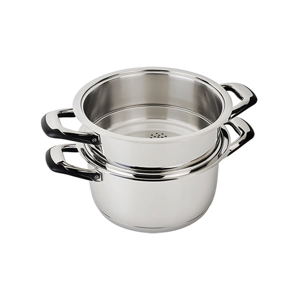 Lot faitout basse température et insert cuit vapeur 20cm Ecovitam - Mathon - 5