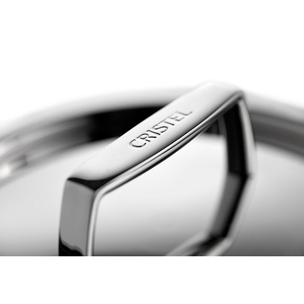 Lot 3 couvercles inox Castel’Pro 20, 24 et 28 cm Cristel - Mathon - 2