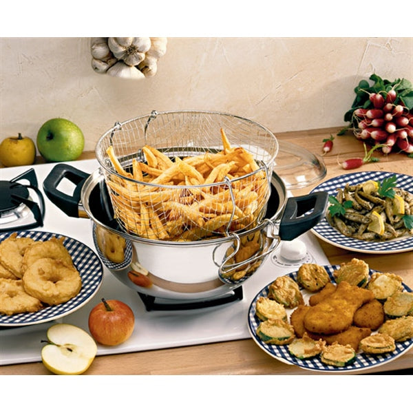Lot friteuse traditionnelle, coupe-frites et araignée à friture - Mathon - 3