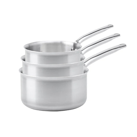 Lot 3 casseroles inox Alchimy 16, 18 et 20 cm De Buyer - Mathon - 1