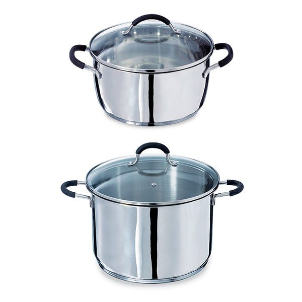 Lot 2 faitouts en inox 24 et 26 cm Rapid’cook Mathon - Mathon - 1