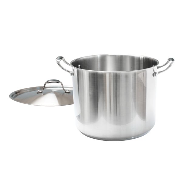 Lot faitout 24 cm et marmite 28 cm inox avec couvercles Excell’Inox Mathon - Mathon - 2