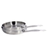 Lot 2 poêles tout inox Prim