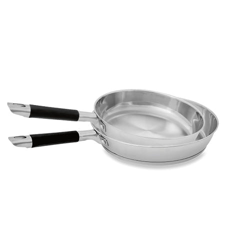 Lot 2 poêles tout inox Rapid Cook 24 et 28 cm Mathon - Mathon - 1