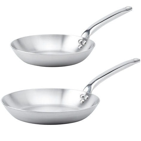 Lot 2 poêles tout inox Alchimy 24 et 28 cm De Buyer - Mathon - 1
