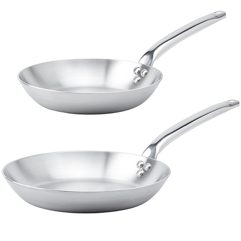 Lot 2 poêles tout inox Alchimy 24 et 28 cm De Buyer - Mathon - 1