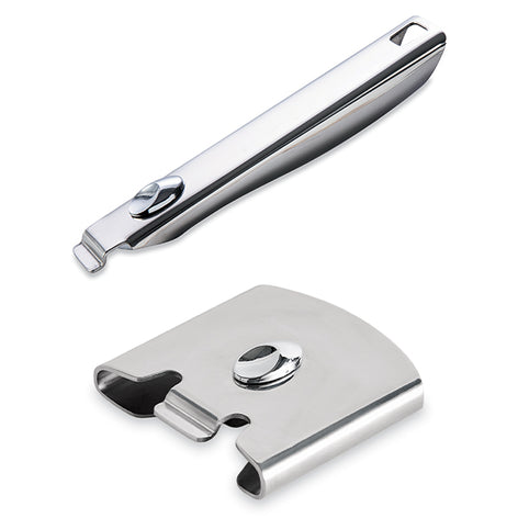 Lot 1 anse et 1 manche amovibles tout inox Clips