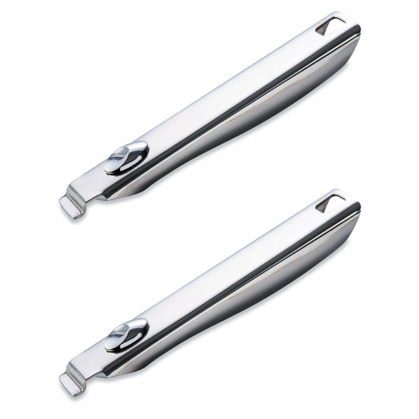 Lot 2 manches amovibles tout inox Clips