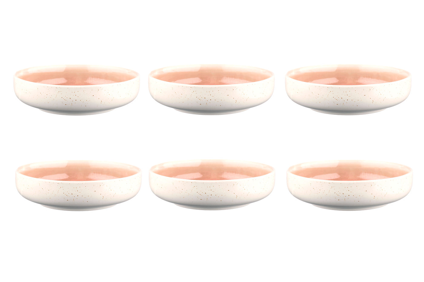 Bol OXYGEN Ø22cm - 6 pièces - Rose poudre Björn - Mathon - 1