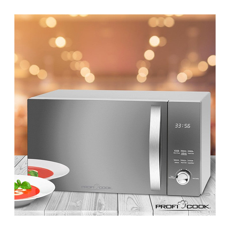 Micro-ondes avec gril et convection 3en1 23L 2300W Proficook PC-MWG 1176H Silver Proficook - Mathon - 6
