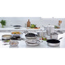 Lot 2 sauteuses tout inox Excell’Inox 24 cm avec poignée et 28 cm avec contre-poignée Mathon - Mathon - 4