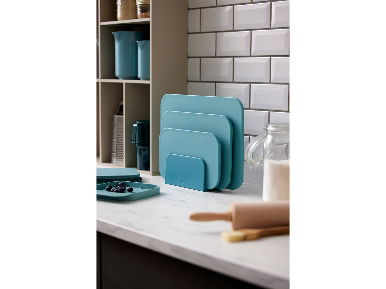 Planche à découper CHOPTIMA en polyéthylène Nordic green Rosti - Mathon - 4