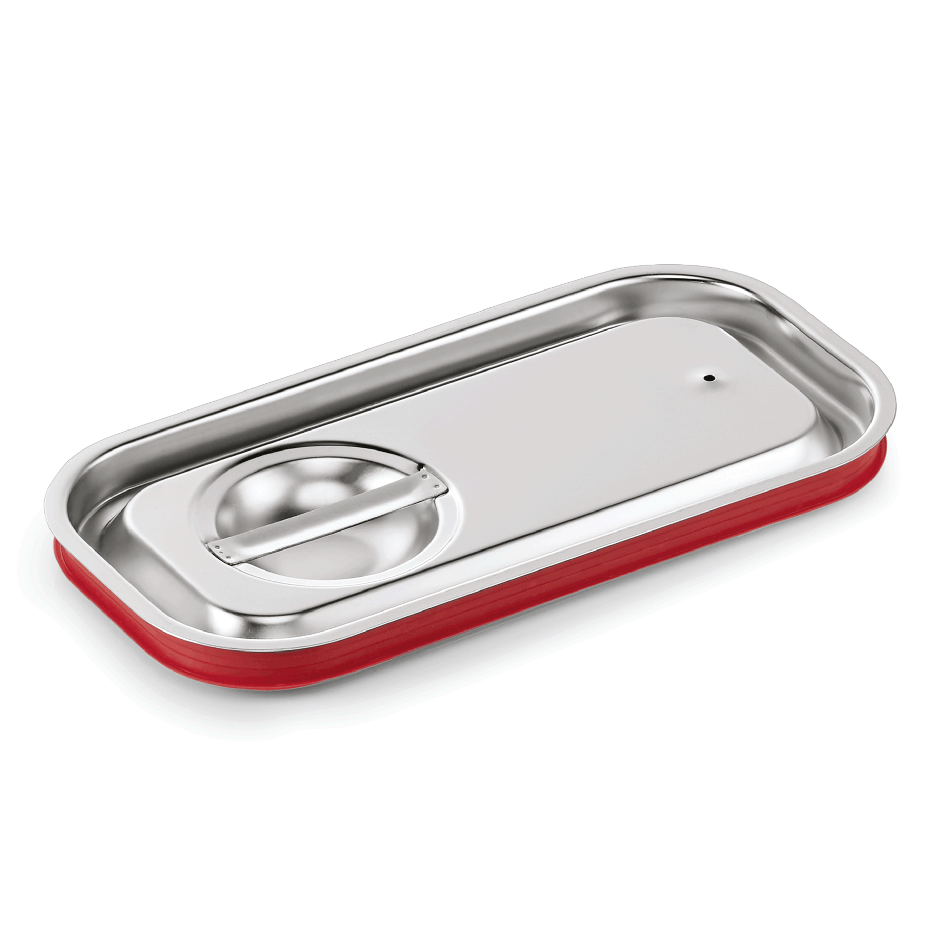 Couvercle de transport GN joint 2 GN 1/3 en Acier au nickel-chrome - WAS Germany - Mathon