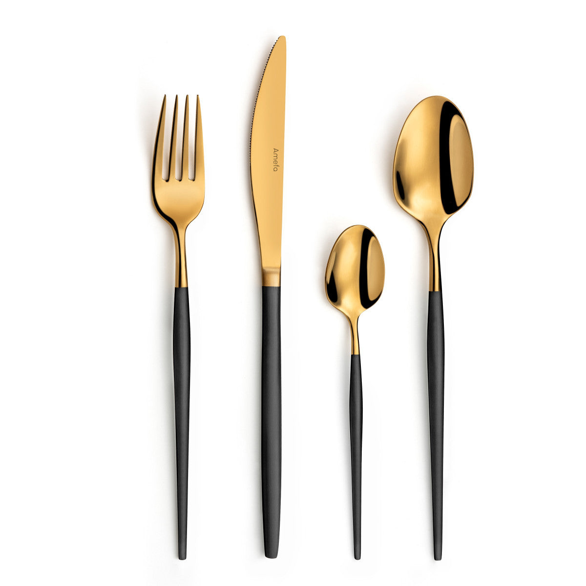 Soprano Or/Noir - Ménagère 24 pièces Amefa - Mathon - 1