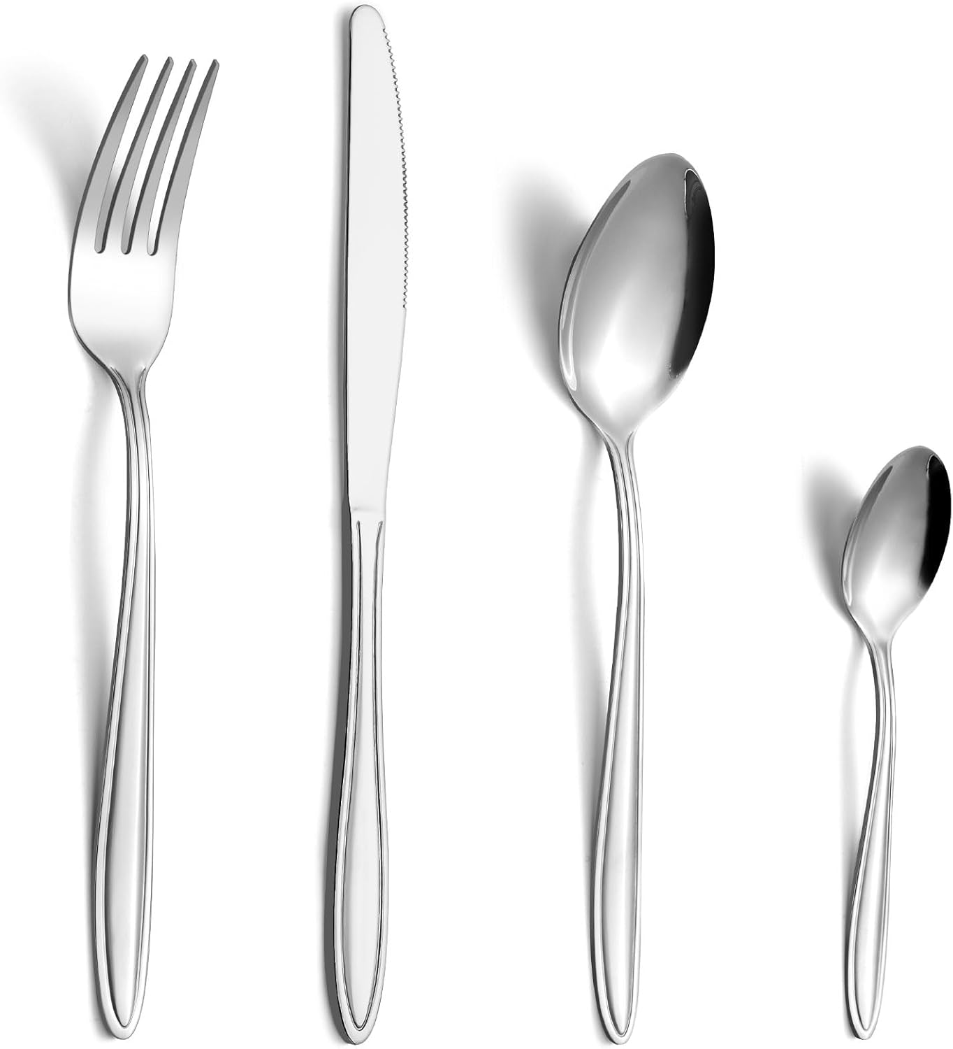 Lot de 24 couverts en acier inoxydable pour 6 personnes gris Vendos85 - Mathon