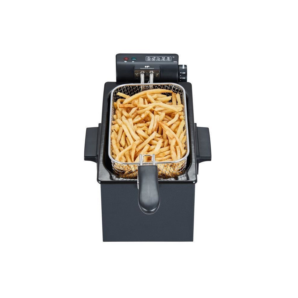 Friteuse - Continental Edison - Cefr3blk - 3 L - 2000 W - 1 Panier - Noir Continental Edison - Mathon - 2