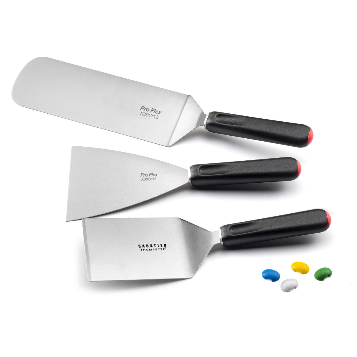 Pro Flex - Set 3 spatules Barbecue Sabatier Trompette - Mathon - 1