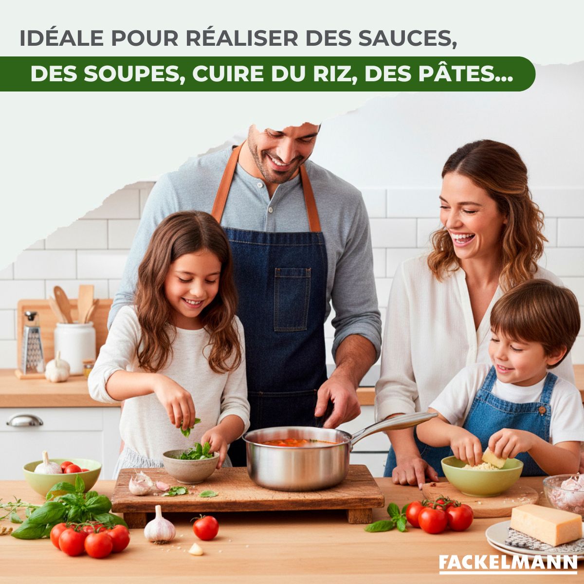 Casserole 18 cm en inox 18/10 Triply  Vita3 Fackelmann - Mathon - 4