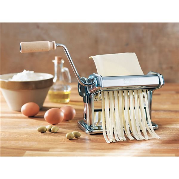 Machine à Pâtes Equinox 507730 En Acier Chromé - Préparez Des Pâtes Fraîches Maison