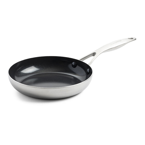 Poêle inox antiadhésive 20 cm Geneva Green pan - Mathon - 1