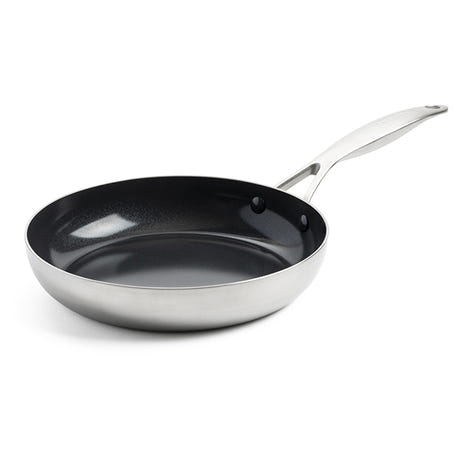 Poêle inox antiadhésive 24 cm Geneva Green pan - Mathon - 1