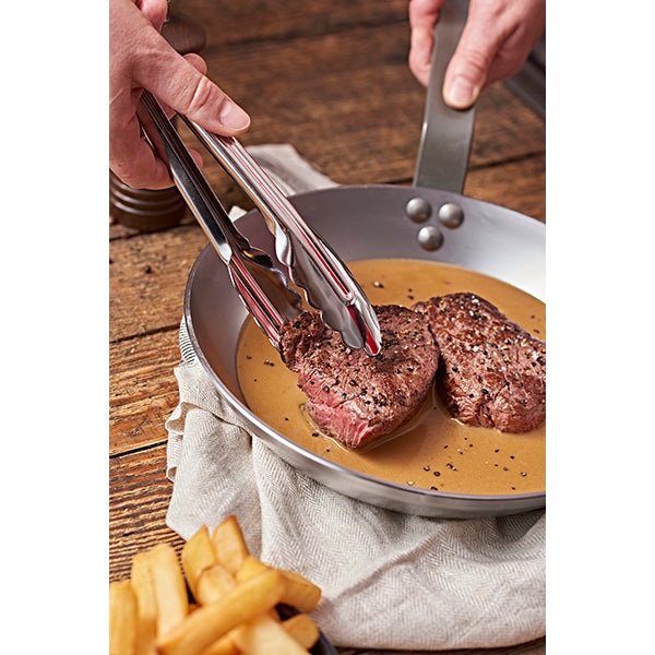 Lot poêle 28 cm et sauteuse paysanne 32 cm acier Minéral B De Buyer - Mathon - 3