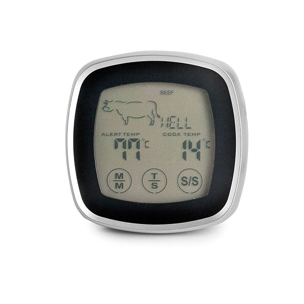 Thermomètre à viande tactile Touch avec sonde en acier inoxydable 17 cm Lacor - Mathon - 3