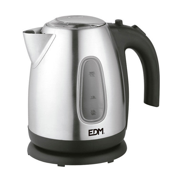 Bouilloire Edm 07656 Kettle Noir Acier Inoxydable 2200 W 1,7 L Edm - Mathon