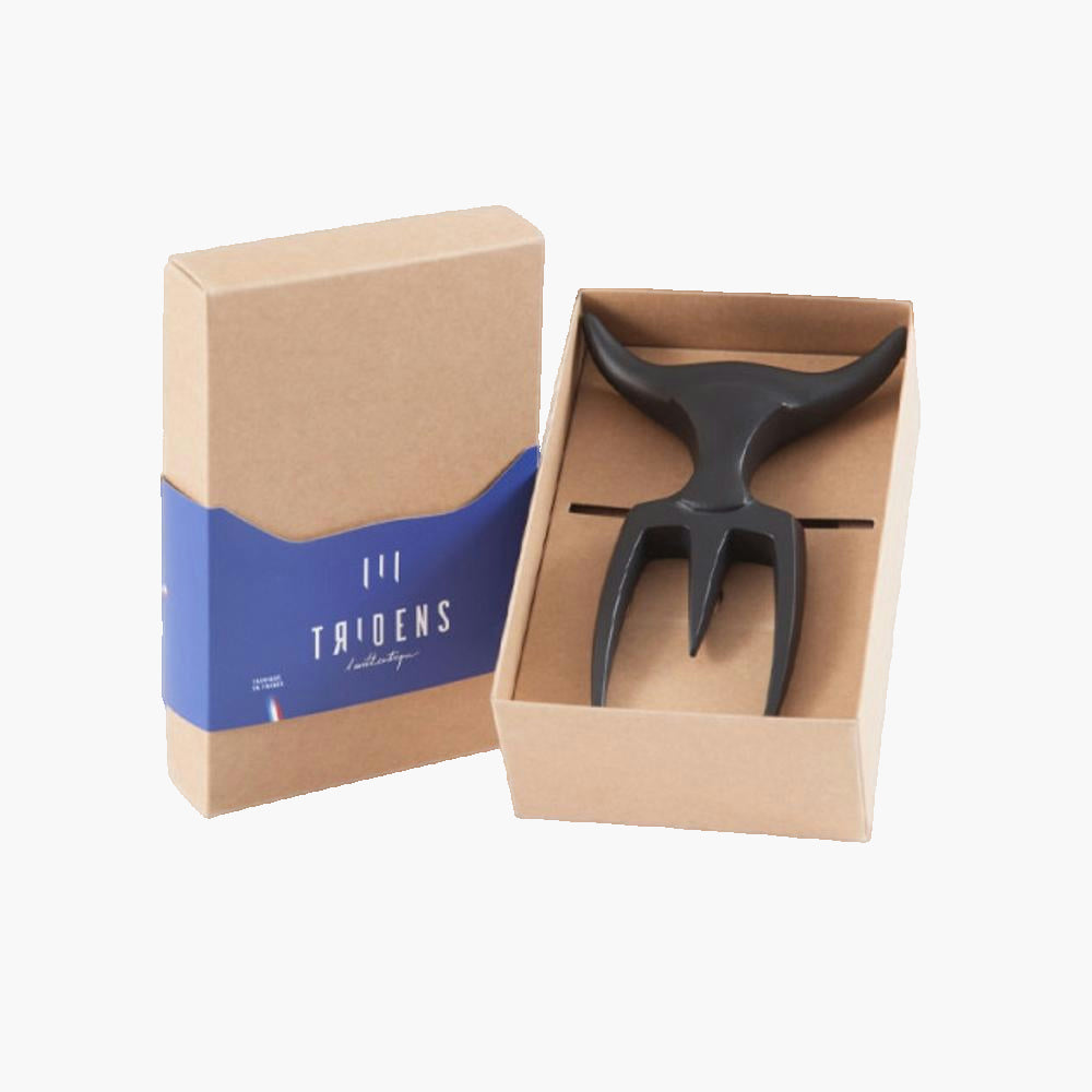 Fourchette à découpe Tridens Onyx socle Paperstone Tridens - Mathon - 2