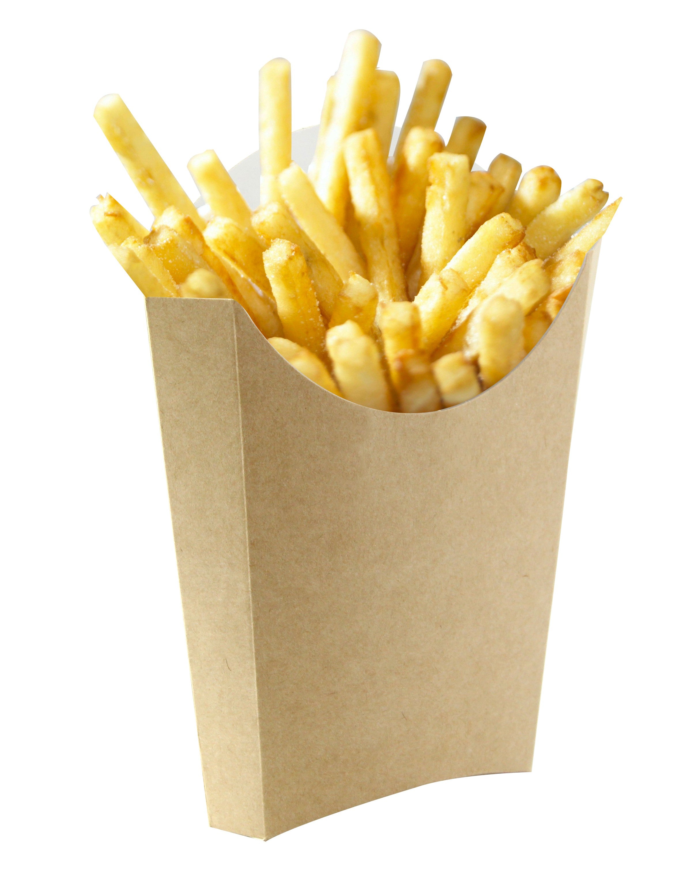 50Pcs - Pochette kraft pour frites  250gsm  115x90x140mm 480ml FirstPack - Mathon - 3