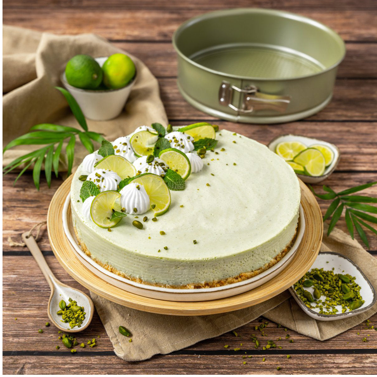 Set de 3 moules à manqué à charnière 20 cm 24 cm et 26 cm Zenker Green Vision Zenker - Mathon - 5