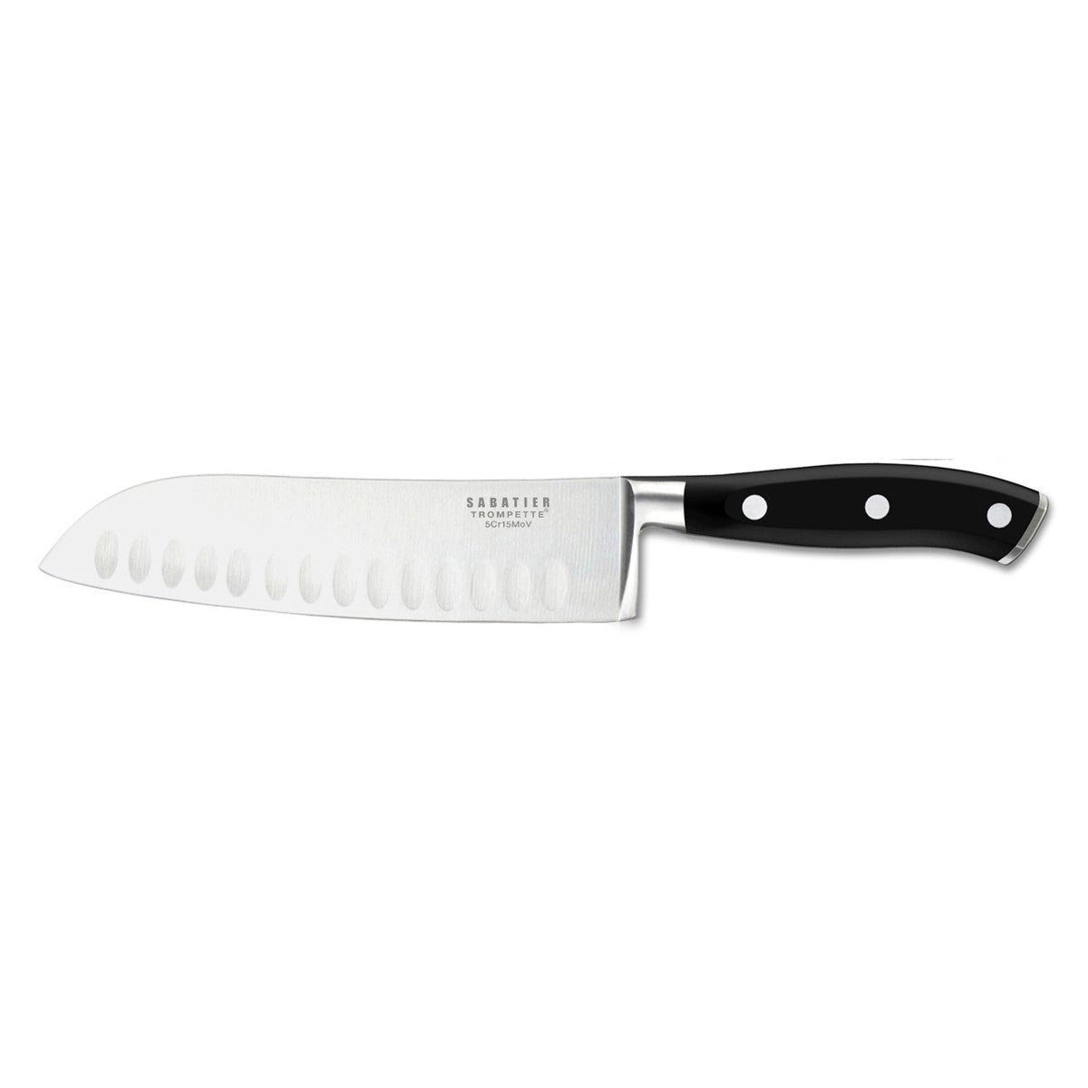 Vulcano - Couteau Santoku 18cm Sabatier Trompette - Mathon - 1