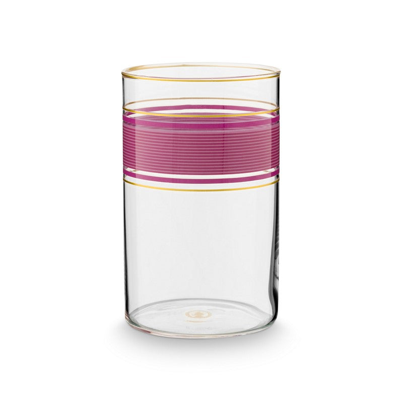 Lot de 6 Verres longdrink Pip Chique Rose - 360ml Pip Studio - Mathon - 1
