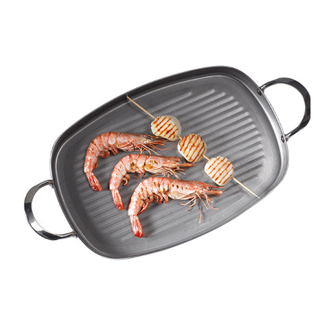 Plancha rectangulaire grill acier Minéral B 38 x 26 cm De Buyer - Mathon - 2