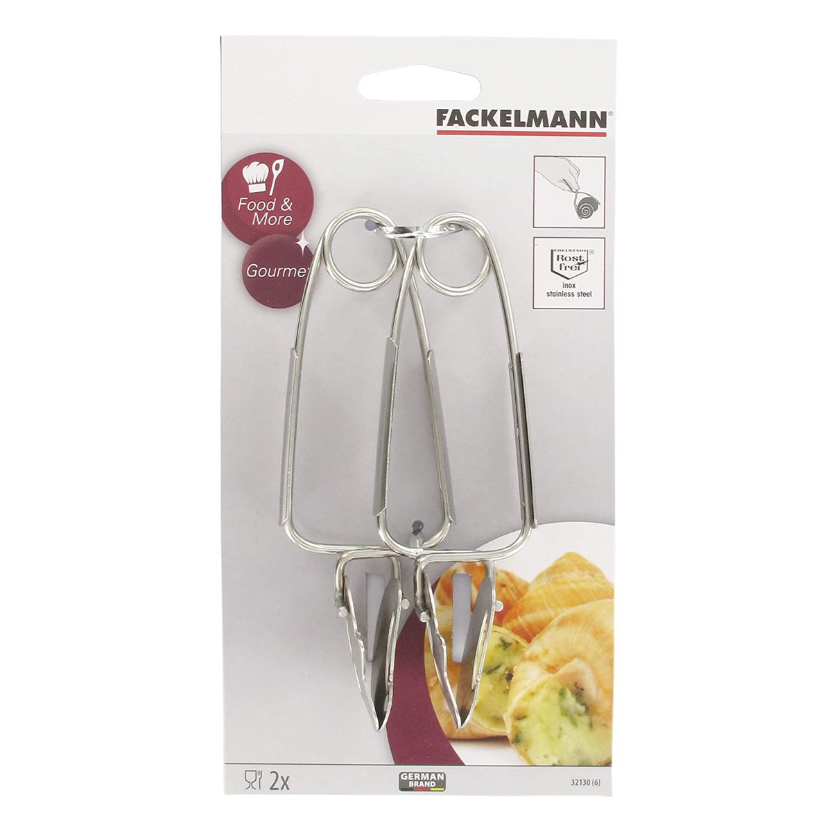 Lot de 6 pinces à escargots Fackelmann - Mathon - 4