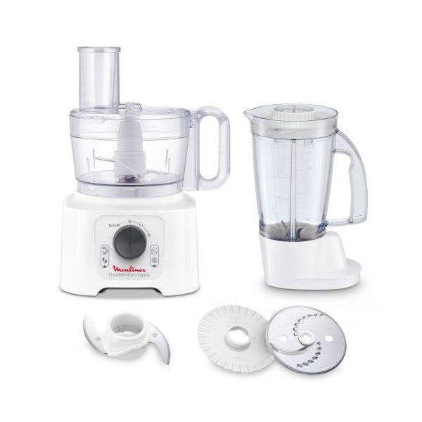 Robot Multifonctions Moulinex Double Force Compact Fp542111 800 W Blan Moulinex - Mathon